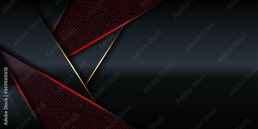 Aufkleber vector illustration of modern abstract black paper realistic layered papercut decoration textured wi