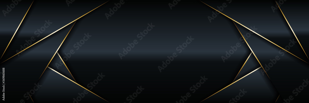 Aufkleber vector illustration of modern abstract black paper realistic layered papercut decoration textured wi