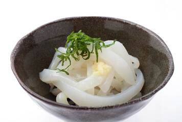 いかソーメン　イカの刺身