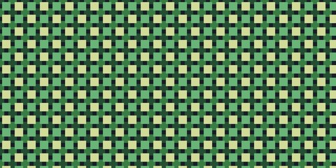 Fototapeta premium 色違いの正方形を互い違いに配置した幾何学模様