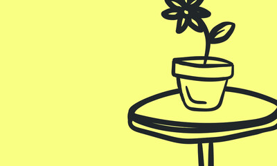 flower on the table wallpaper