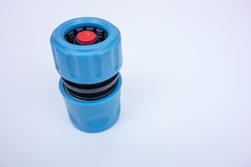 Garden hose adapter on white isolate