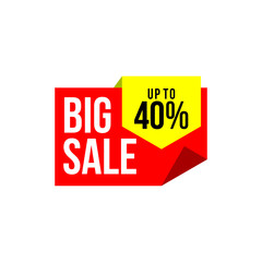 big sale price red and yellow color