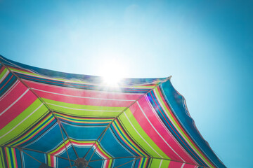 Colorful Beach parasol