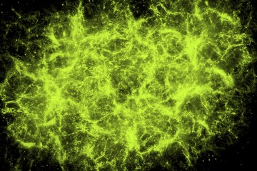 Futuristic galaxy light background illustration, fantasy style, light green color