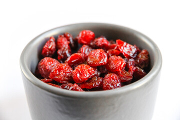 Dried Cranberries in a bowl