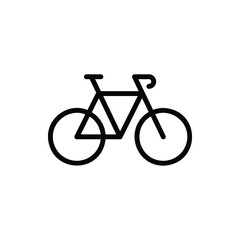 Bike, Cycle, Bicycle, Sport Icon Logo Vector Isolated. Public Transportation Icon Set. Editable Stroke and Pixel Perfect.