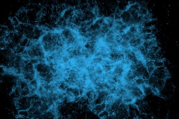 Futuristic galaxy light background illustration, fantasy style, light blue