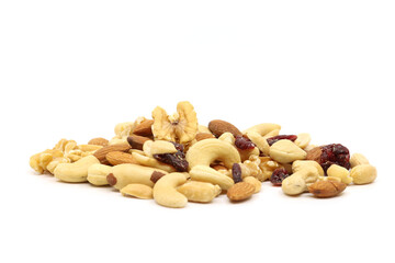 cashew nuts isolated on white