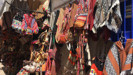 The Pisac Market is one of the most famous markets in Cusco Retion, Peru.