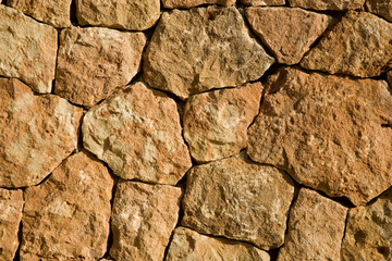 Tanca-Mauer aus Stein auf Mallorca