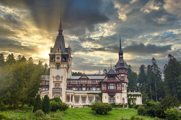 Schloss Peles, Sinaja, Karpaten, Rumänien