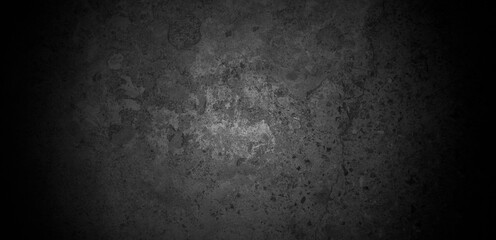 Old wall texture cement dark black gray  background abstract grey color design are light with white gradient background.