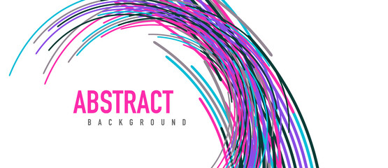 Аbstract moving colorful lines vector backgrounds for cover, placard, poster, banner or flyer