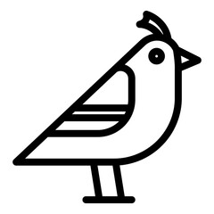 Quail farm icon. Outline quail farm vector icon for web design isolated on white background