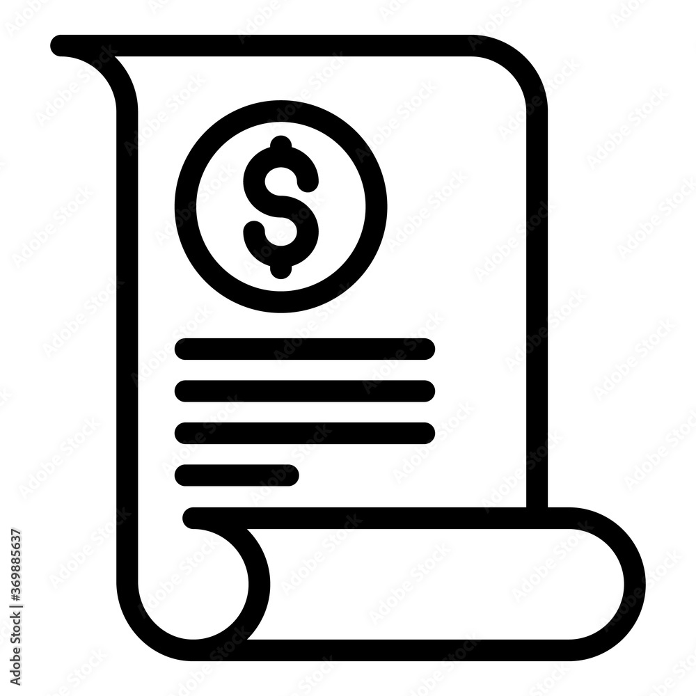 Poster paper restructuring icon. outline paper restructuring vector icon for web design isolated on white b