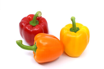 red and yellow peppers
