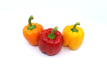 red and yellow peppers