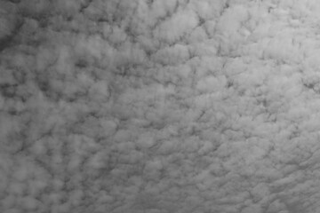 Cloudy Sky in black and white 