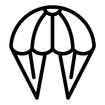 recommend clip art: Adventure paragliding icon. Outline adventure paragliding vector icon for web design isolated on white background