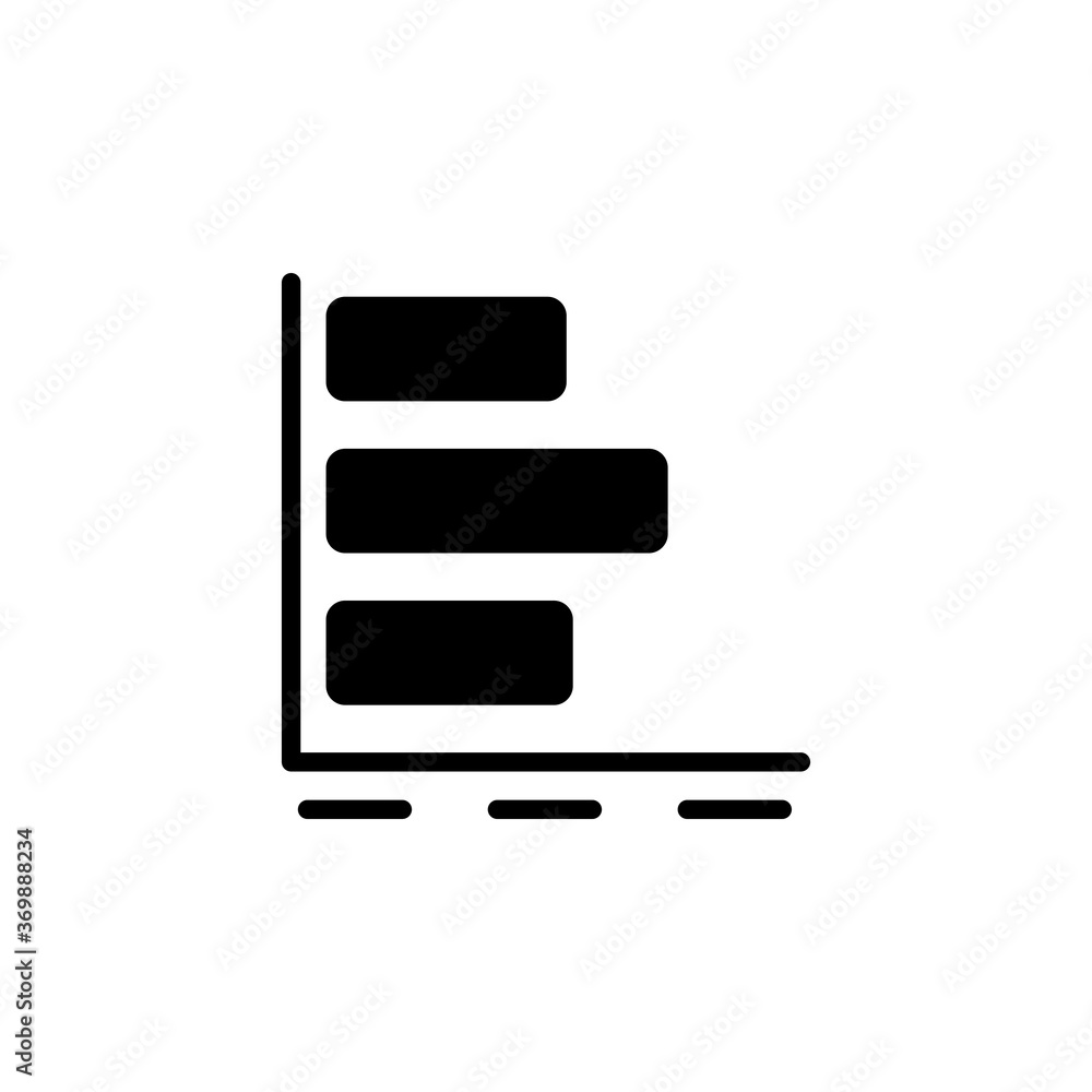 Poster vertical graph and statistic icon. application icon. perfect for logo, website, application, present