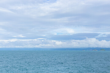 clouds over the sea