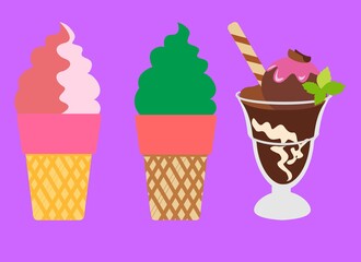Ice Cream and Chocolate Ice