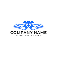 Gold Butterfly Logo. This logo suitable for beauty cosmetic logo.