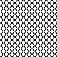 Vector abstract transparent geometric ornament monochrome seamless pattern background tile  with barbed wire