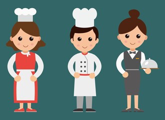 Restaurant Waiter Chef