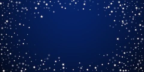 Random falling stars Christmas background. Subtle 