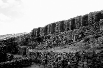 sun inca temple in sun island