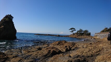 rocks on the beach