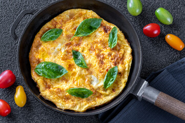 Frittata with vegetables