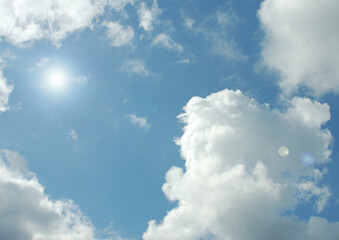 Cloudy sky background