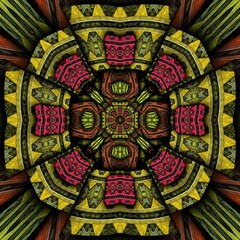 3D render plastic background tile