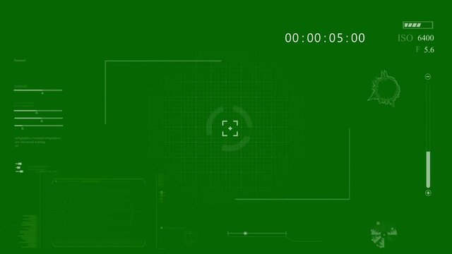 Video recording screen on green screen
