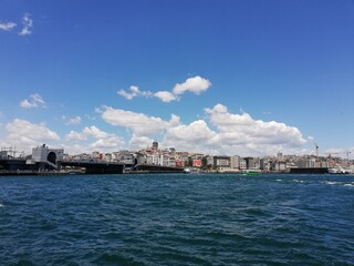 Naklejka premium bosphorus strait istanbul turkey