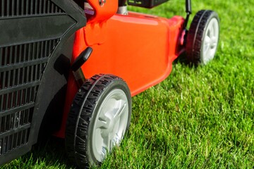Fototapeta premium Closeup of a Lawn Mower