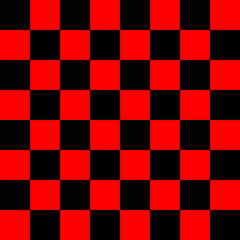 red and black checkered background