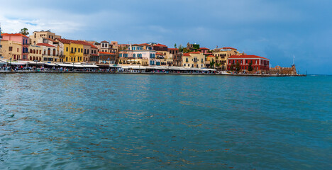 Obraz premium Chania port