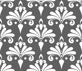 vintage damask pattern vector