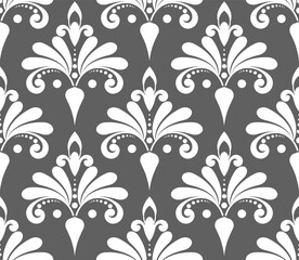 vintage damask pattern vector
