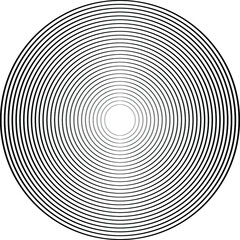 Lines in Circle Form . Spiral Vector Illustration .Technology round. Wave Logo . Design element . Abstract Geometric shape .