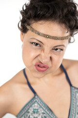 Portrait of a beautiful young girl