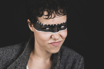 artistic portrait in the studio