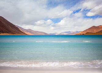 Mountain lake landscape