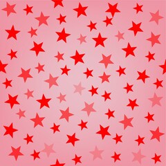 pink starry background, seamless pattern