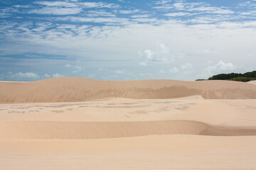 Fototapeta na wymiar Sand dunes at Lencois Maranhenses National Park - Maranhao - Brazil