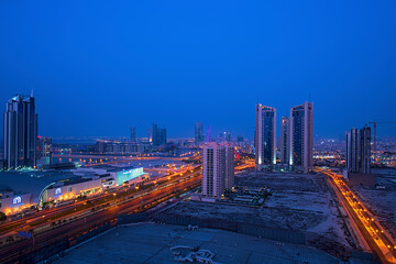 Fototapeta na wymiar Sunset Manama, Bahrain